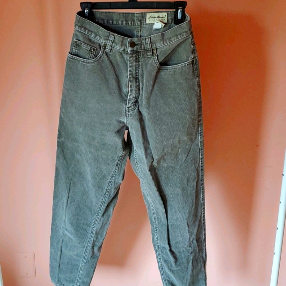 Eddie Bauer High waisted corduroy jeans